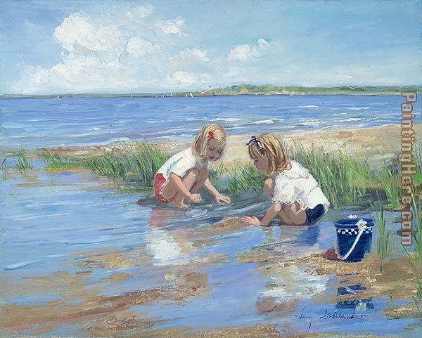 Sally Swatland Best Friends painting anysize 50% off - Best Friends